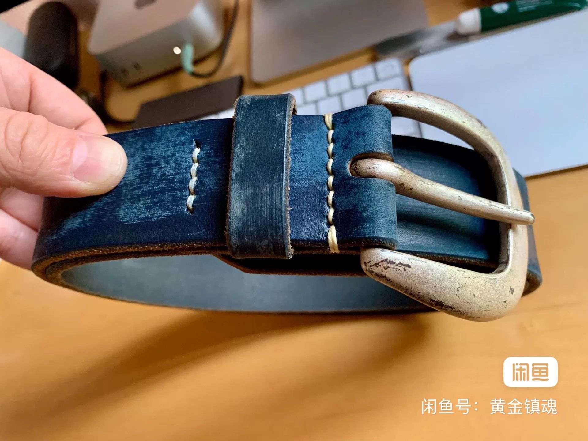 Other FULL COUNT 6210 Wild Leather Belt Size ONE SIZE - 5 Thumbnail