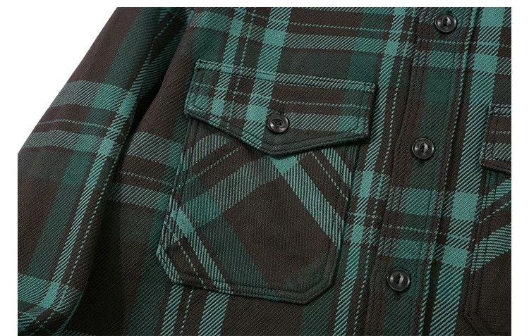 UES Japan UES 15.5oz Heavy Flannel Shirt Size US XXL / EU 58 / 5 - 4 Thumbnail