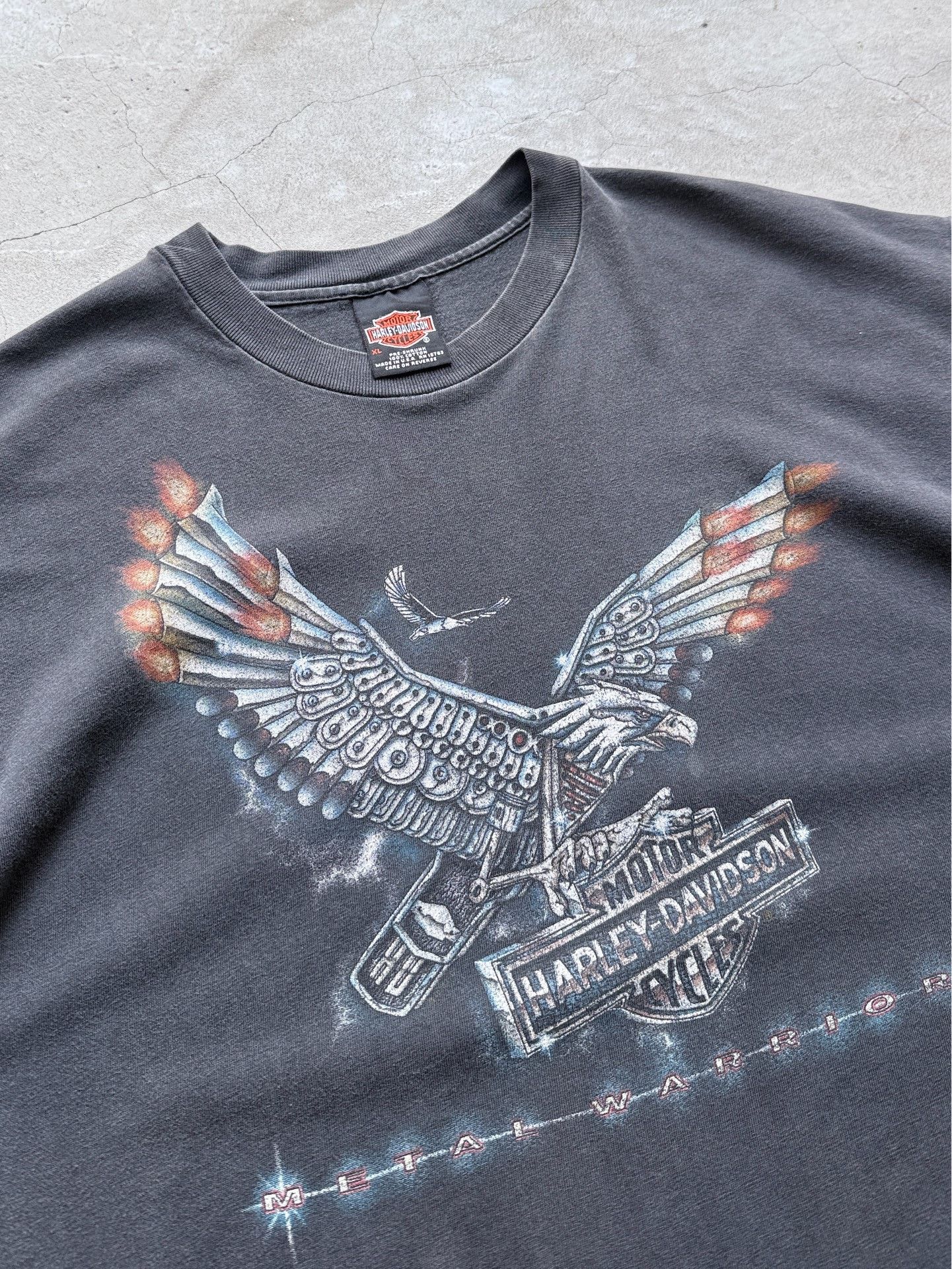 Vintage Vintage 1998 Harley Davidson Chopper Tee Size US XL / EU 56 / 4 - 3 Thumbnail