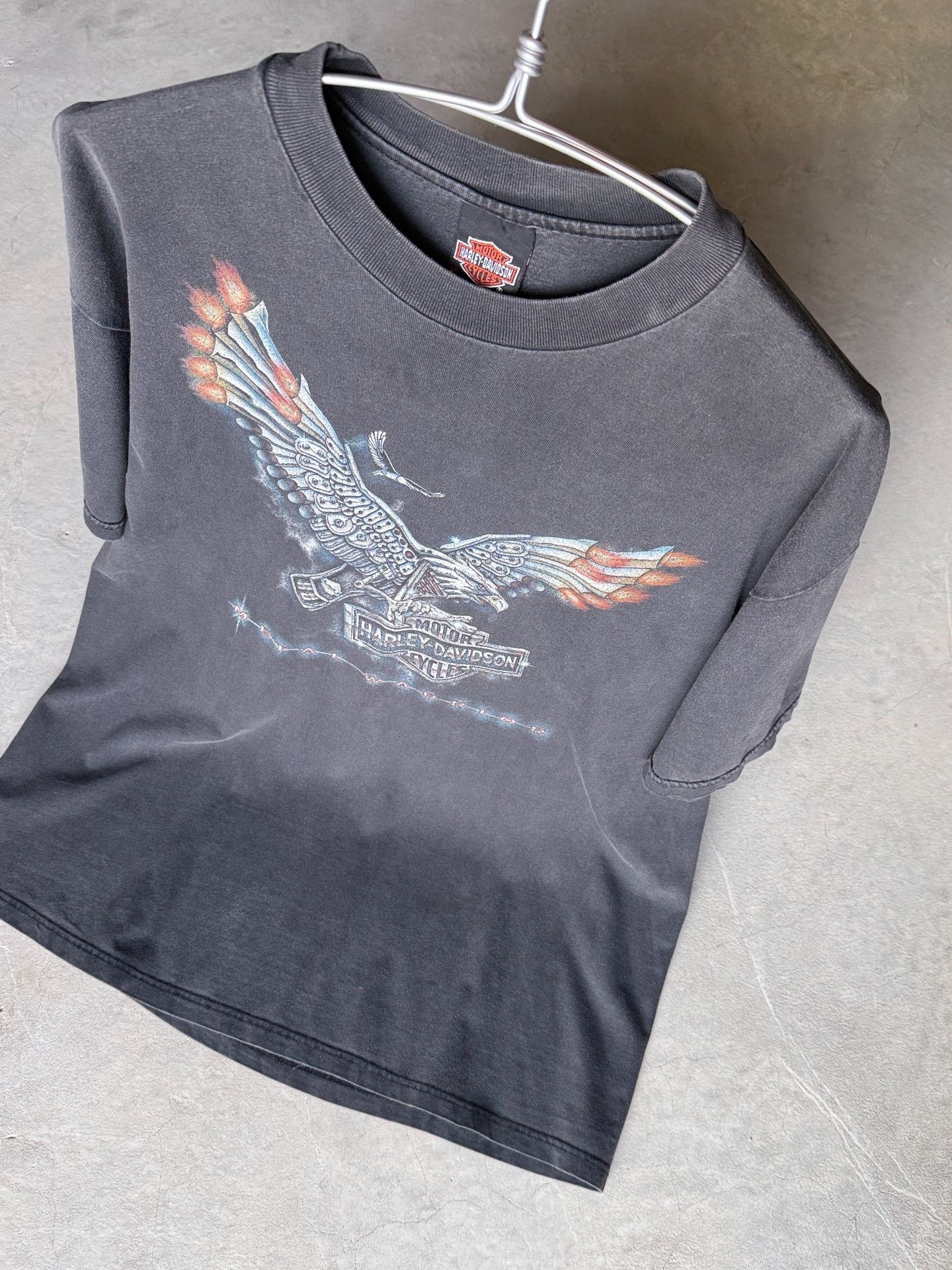 Vintage Vintage 1998 Harley Davidson Chopper Tee Size US XL / EU 56 / 4 - 8 Thumbnail