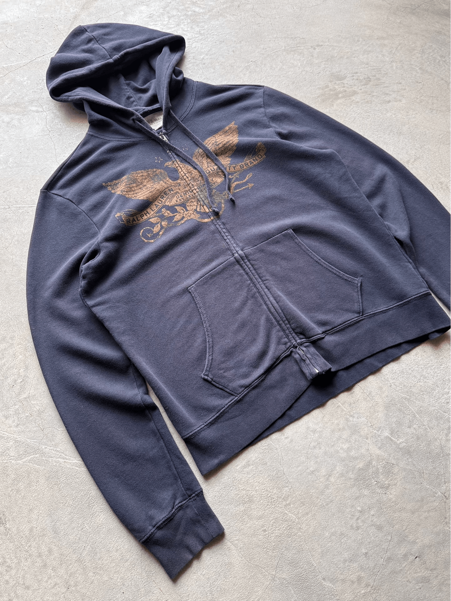 Vintage Vintage 00s Ralph Lauren Zip-Up Hoodie Size US L / EU 52-54 / 3 - 2 Thumbnail