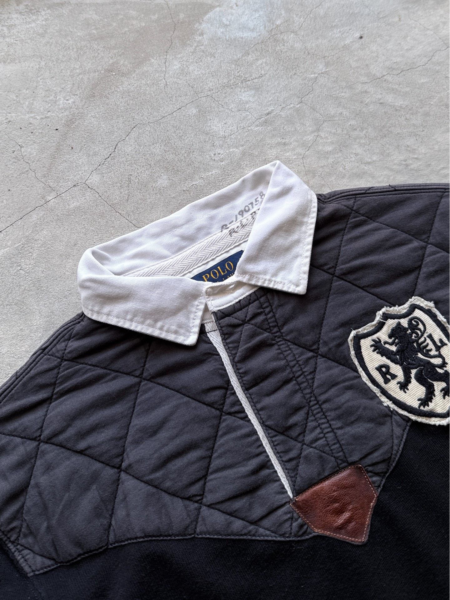 Vintage Vintage 00s Ralph Lauren Custom Fit Long-Sleeve Polo Size US S / EU 44-46 / 1 - 3 Thumbnail