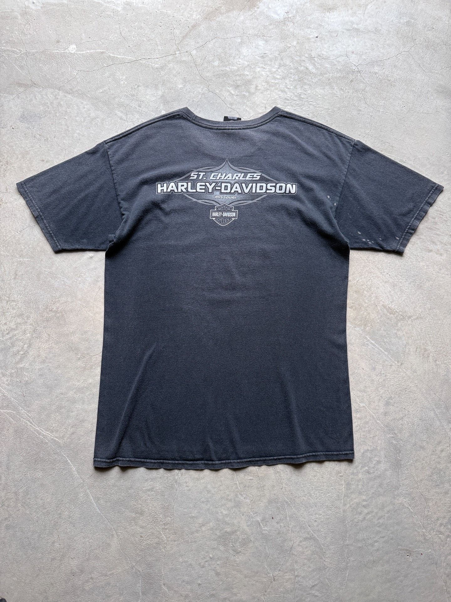 Vintage Vintage 00s Harley Davidson Chopper Tee Size US L / EU 52-54 / 3 - 5 Thumbnail