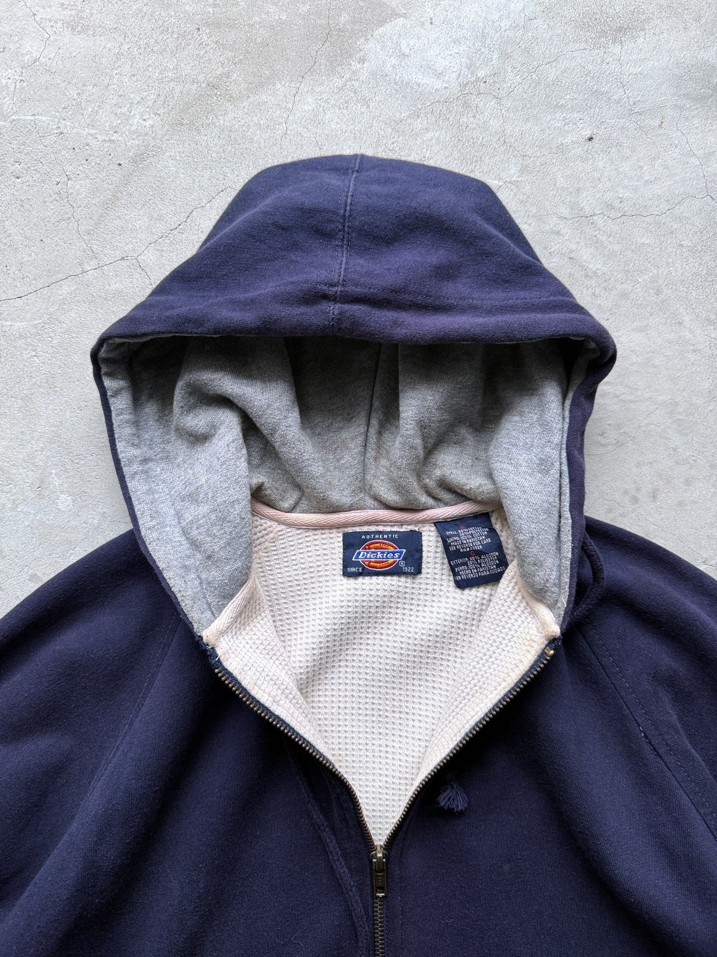 Vintage Vintage 00s Dickies Zip Up Hoodie Size US L / EU 52-54 / 3 - 4 Thumbnail