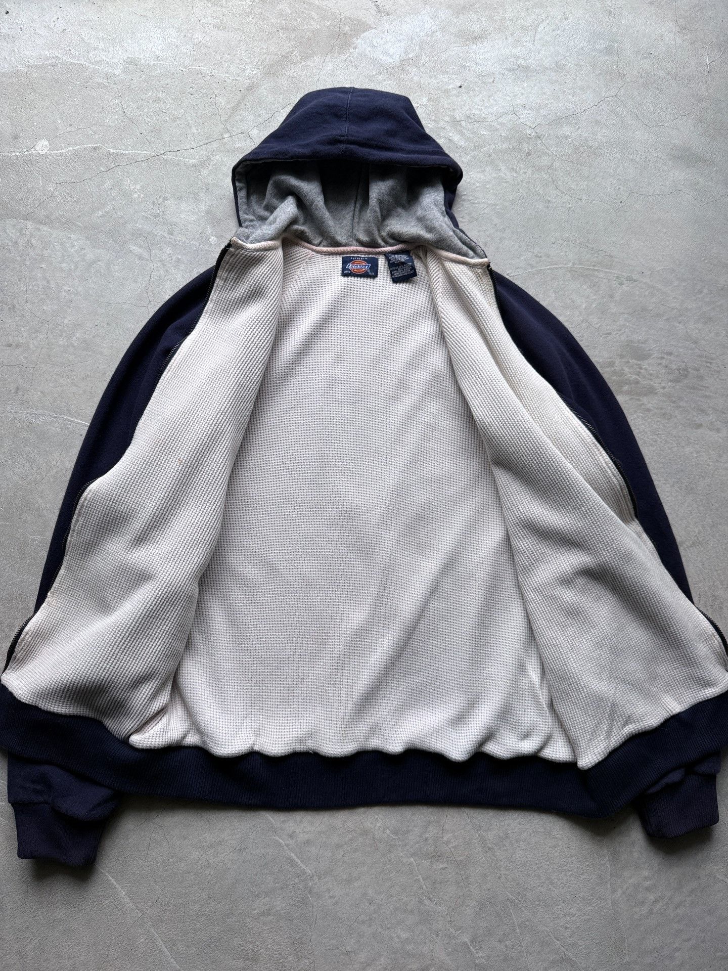 Vintage Vintage 00s Dickies Zip Up Hoodie Size US L / EU 52-54 / 3 - 5 Thumbnail