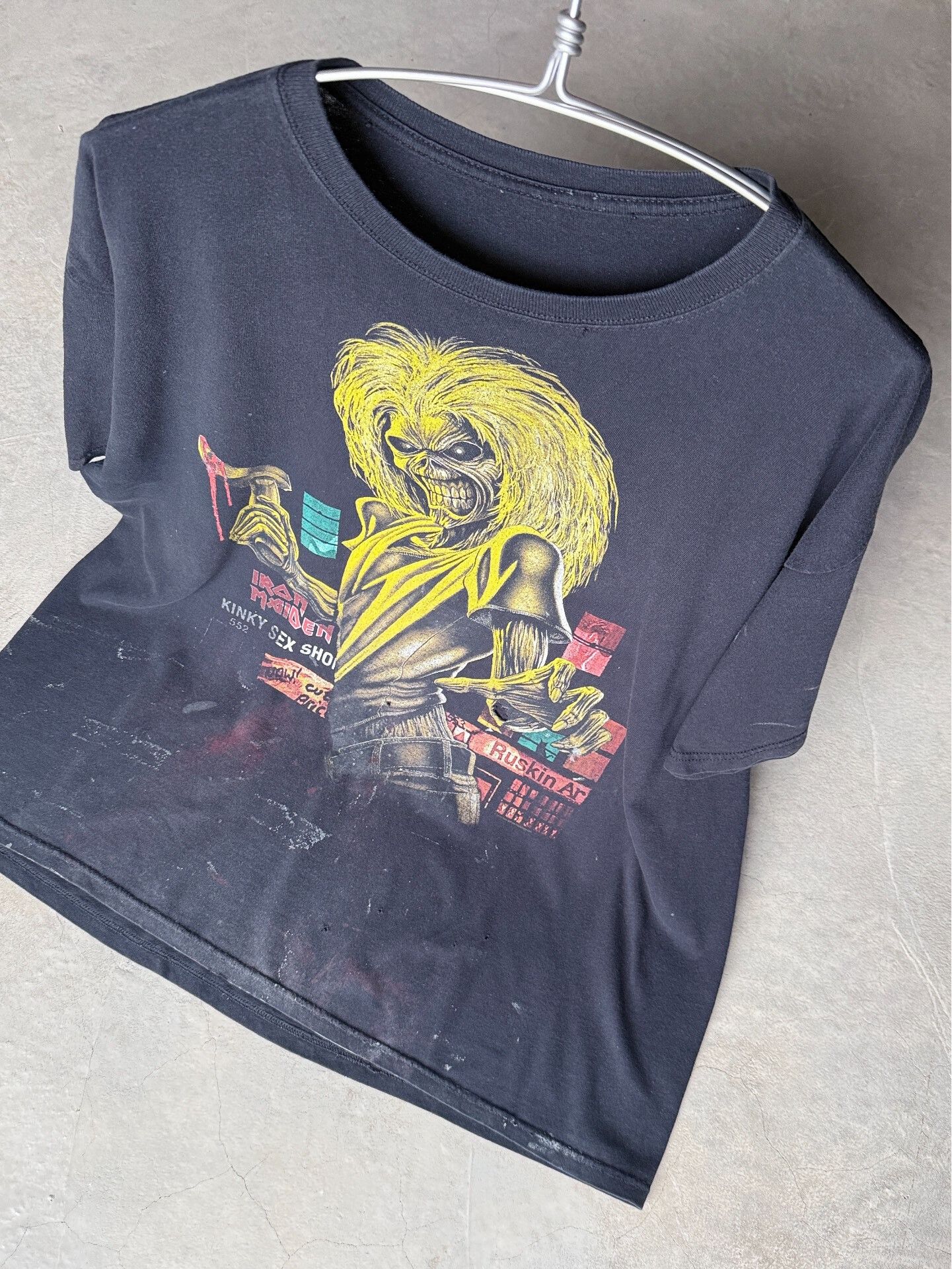 Vintage Vintage Iron Maiden 2012 Tour Band Tee Size US XXL / EU 58 / 5 - 8 Thumbnail