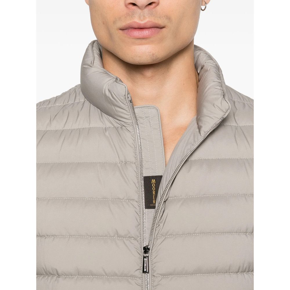 MooRER Moorer GREY Jackets - Waistcoats & Gilets Size US L / EU 52-54 / 3 - 4 Thumbnail