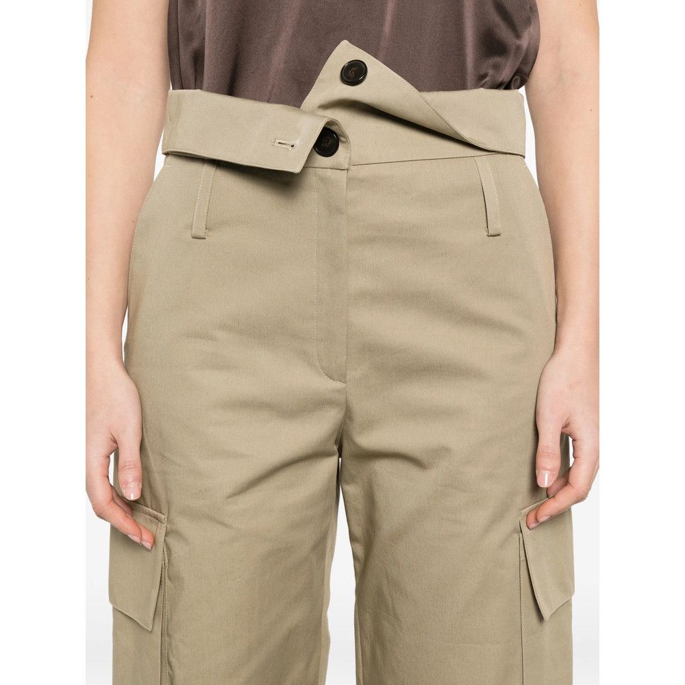 Iro Iro GREEN Trousers - Straight Trousers Size 34" / US 12 / IT 48 - 4 Thumbnail