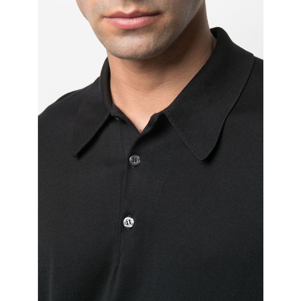John Smedley John Smedley BLACK Polo Shirts Size US XL / EU 56 / 4 - 3 Thumbnail