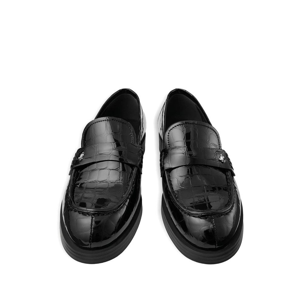 Jimmy Choo Jimmy Choo BLACK Loafers Size US 7.5 / IT 37.5 - 3 Thumbnail