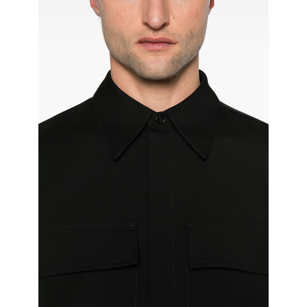 Jil Sander Jil Sander BLACK Shirts Size US L / EU 52-54 / 3 - 3 Thumbnail