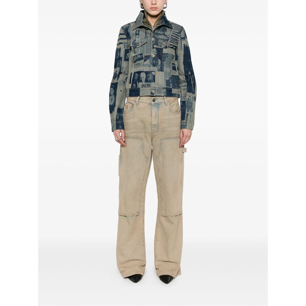 Jean Paul Gaultier Jean Paul Gaultier BLUE Jackets - Denim Jackets Size S / US 4 / IT 40 - 2 Thumbnail