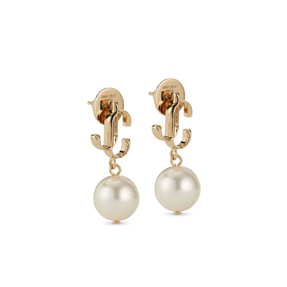 Jimmy Choo Jimmy Choo GOLD Earrings Size ONE SIZE - 4 Thumbnail