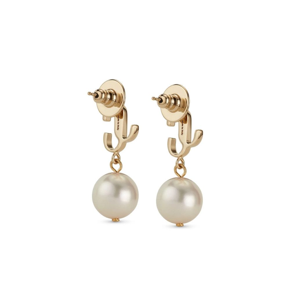 Jimmy Choo Jimmy Choo GOLD Earrings Size ONE SIZE - 6 Thumbnail