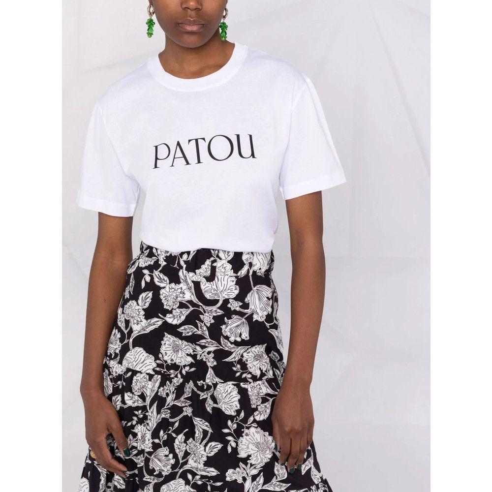 Patou Patou WHITE Tops - T-shirts & Jerseys Size XS / US 0-2 / IT 36-38 - 2 Thumbnail