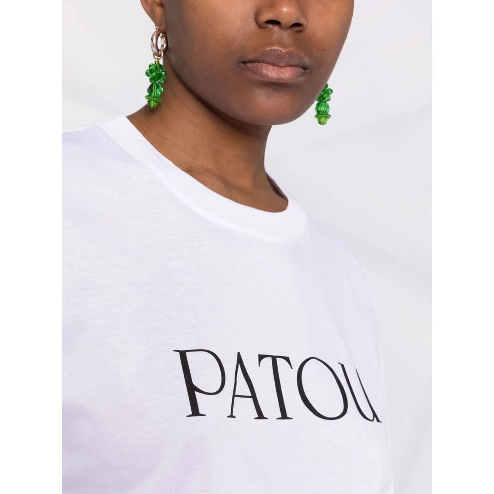 Patou Patou WHITE Tops - T-shirts & Jerseys Size XS / US 0-2 / IT 36-38 - 4 Thumbnail