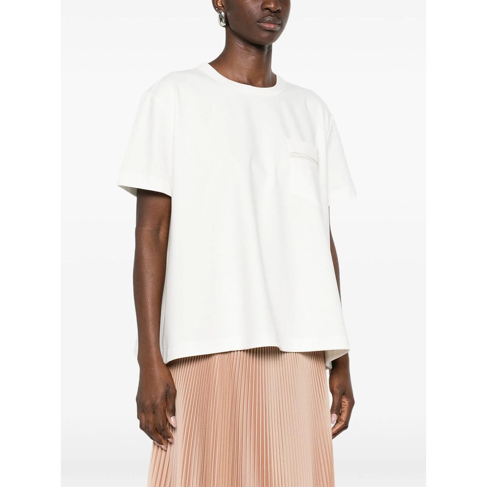 Fabiana Filippi Fabiana Filippi WHITE Tops - T-shirts & Jerseys Size XS / US 0-2 / IT 36-38 - 5 Thumbnail