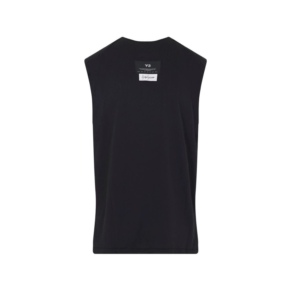 Y-3 BLACK T-Shirts & Vests - Vests & Tanks