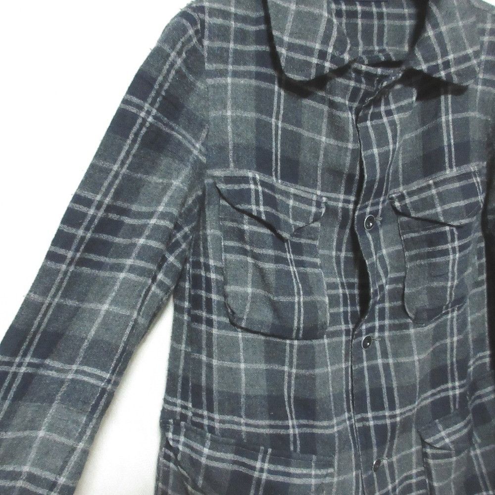 Other 45 45R Check Wool Shirt Textile Tops DUTY FREE for USA Size ONE SIZE - 4 Thumbnail