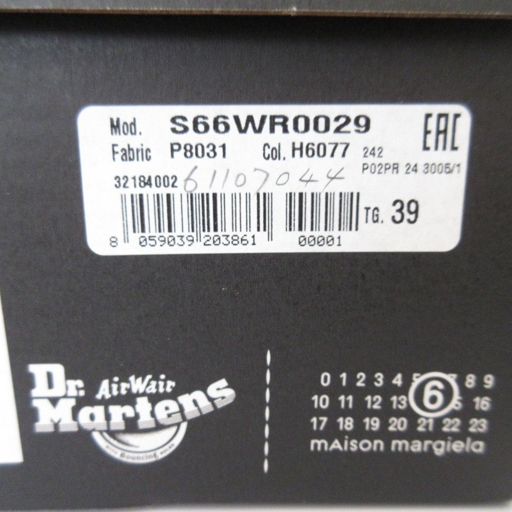 Maison Margiela MM6 Maison Margiela Dr. Martens Maison Margiela 1461 PENT Loafer Leather Shoes 1461PENTMM6 DUTY FREE for USA Size ONE SIZE - 12 Thumbnail