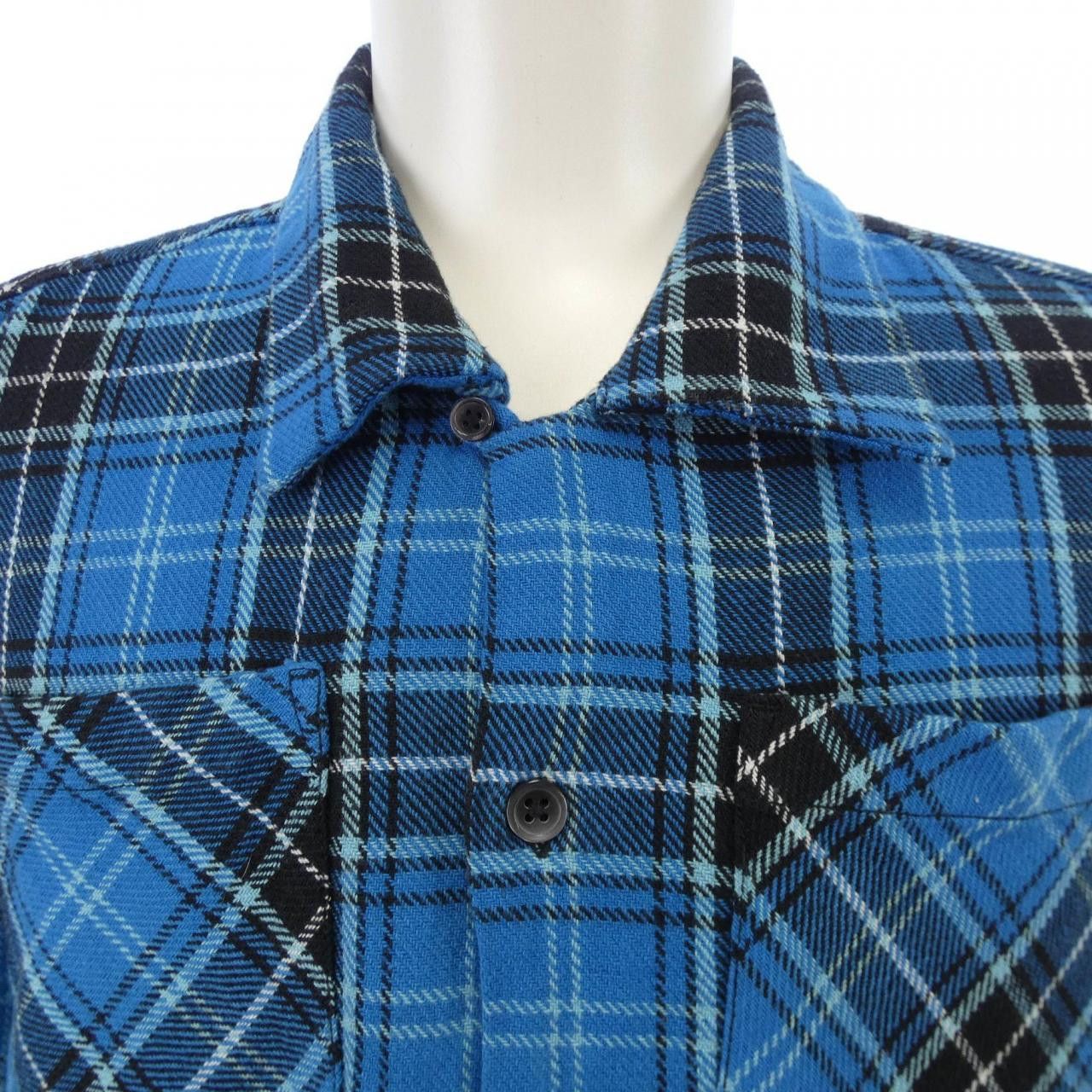 Other Other South2 West8 Check Shirt Textile Dress Shirt J0804 DUTY FREE for USA Size ONE SIZE - 5 Thumbnail