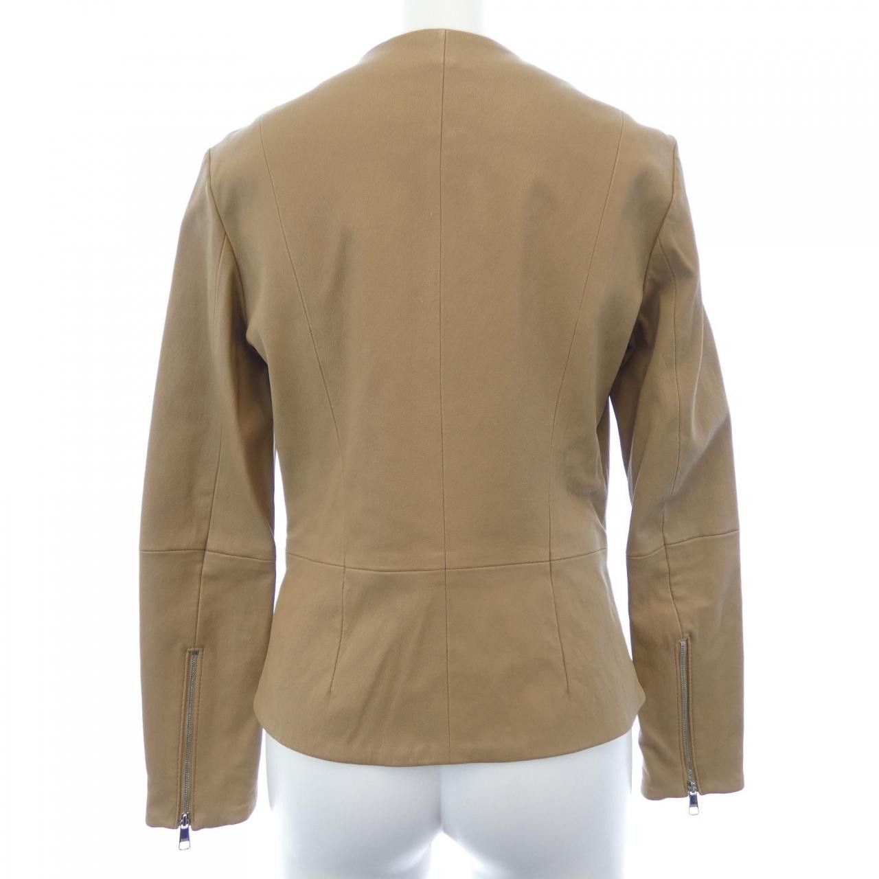 Other Other BOSS Leather Jacket Leather Outerwear DUTY FREE for USA Size ONE SIZE - 2 Thumbnail