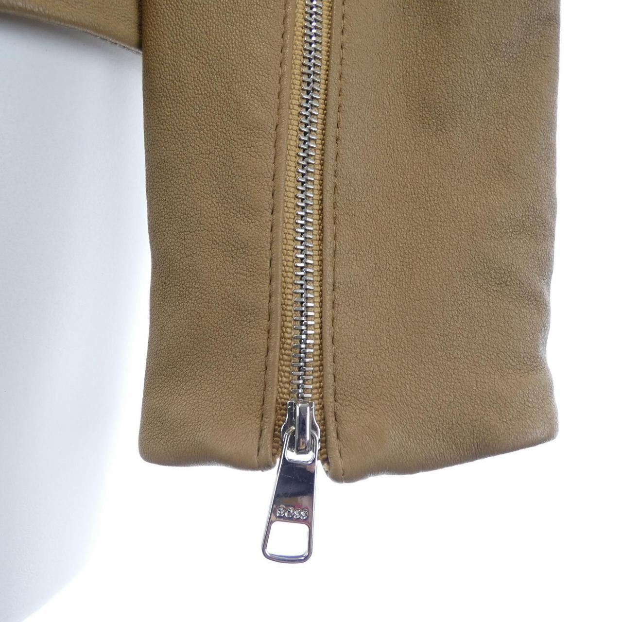 Other Other BOSS Leather Jacket Leather Outerwear DUTY FREE for USA Size ONE SIZE - 6 Thumbnail