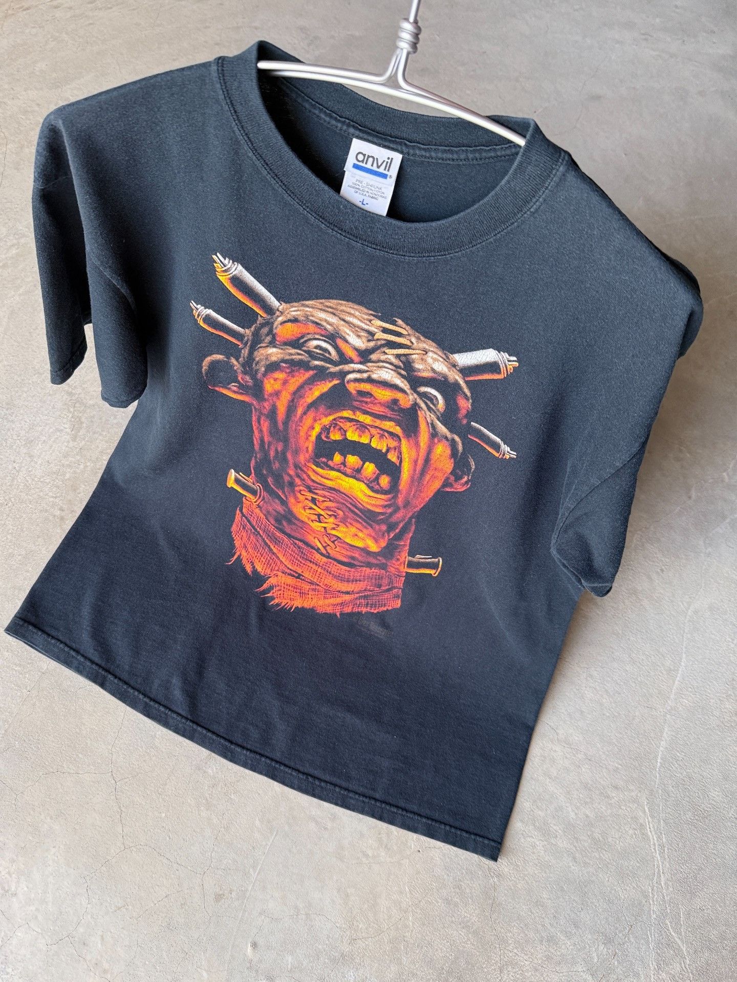 Vintage Vintage 00s Wes Benscoter Frankenstein Tee Size US L / EU 52-54 / 3 - 8 Thumbnail