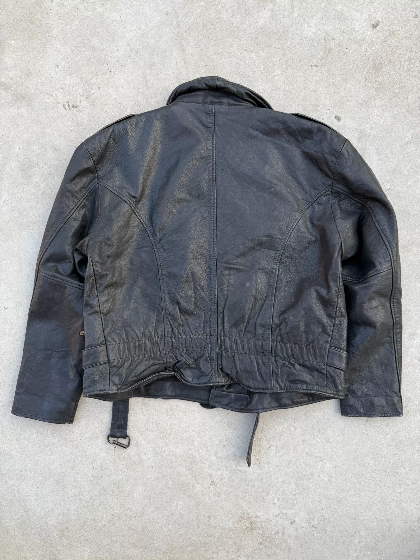 Vintage Vintage 80-90s Buckle Moto Jacket Size US M / EU 48-50 / 2 - 8 Thumbnail