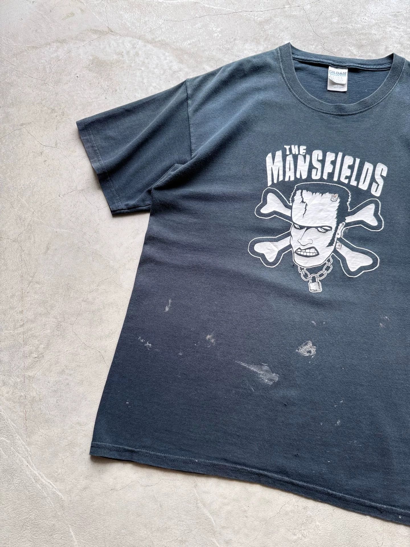 Vintage Vintage 90s The Mansfields Band Tee Size US L / EU 52-54 / 3 - 3 Thumbnail
