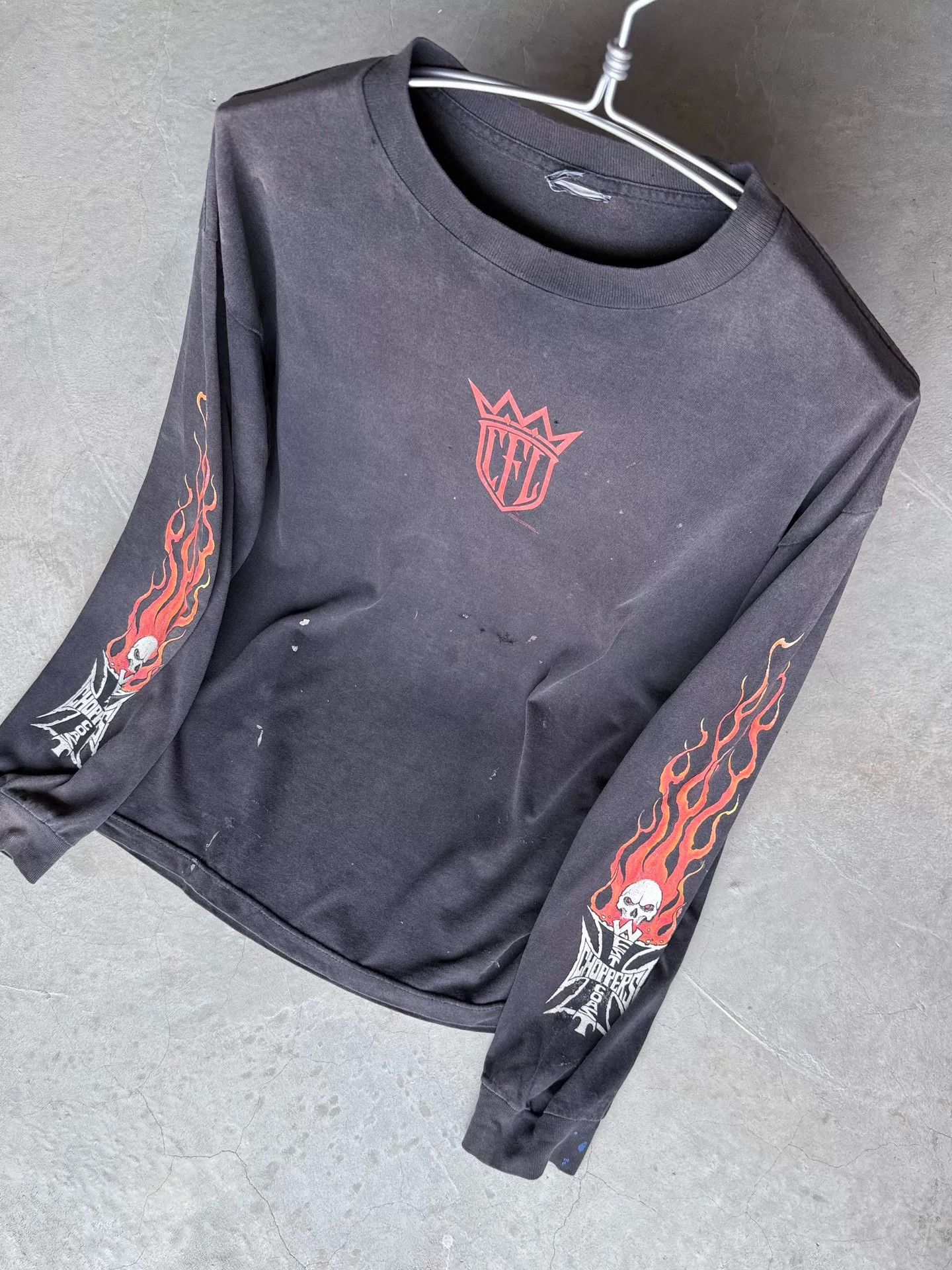 Vintage Vintage 00s West Coast Choppers Longsleeve Tee Size US L / EU 52-54 / 3 - 8 Thumbnail