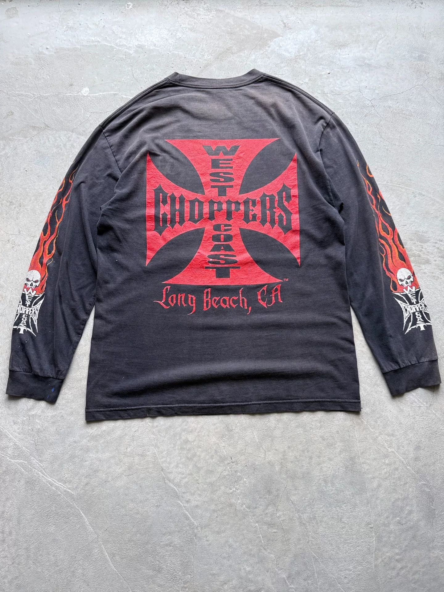 Vintage Vintage 00s West Coast Choppers Longsleeve Tee Size US L / EU 52-54 / 3 - 5 Thumbnail