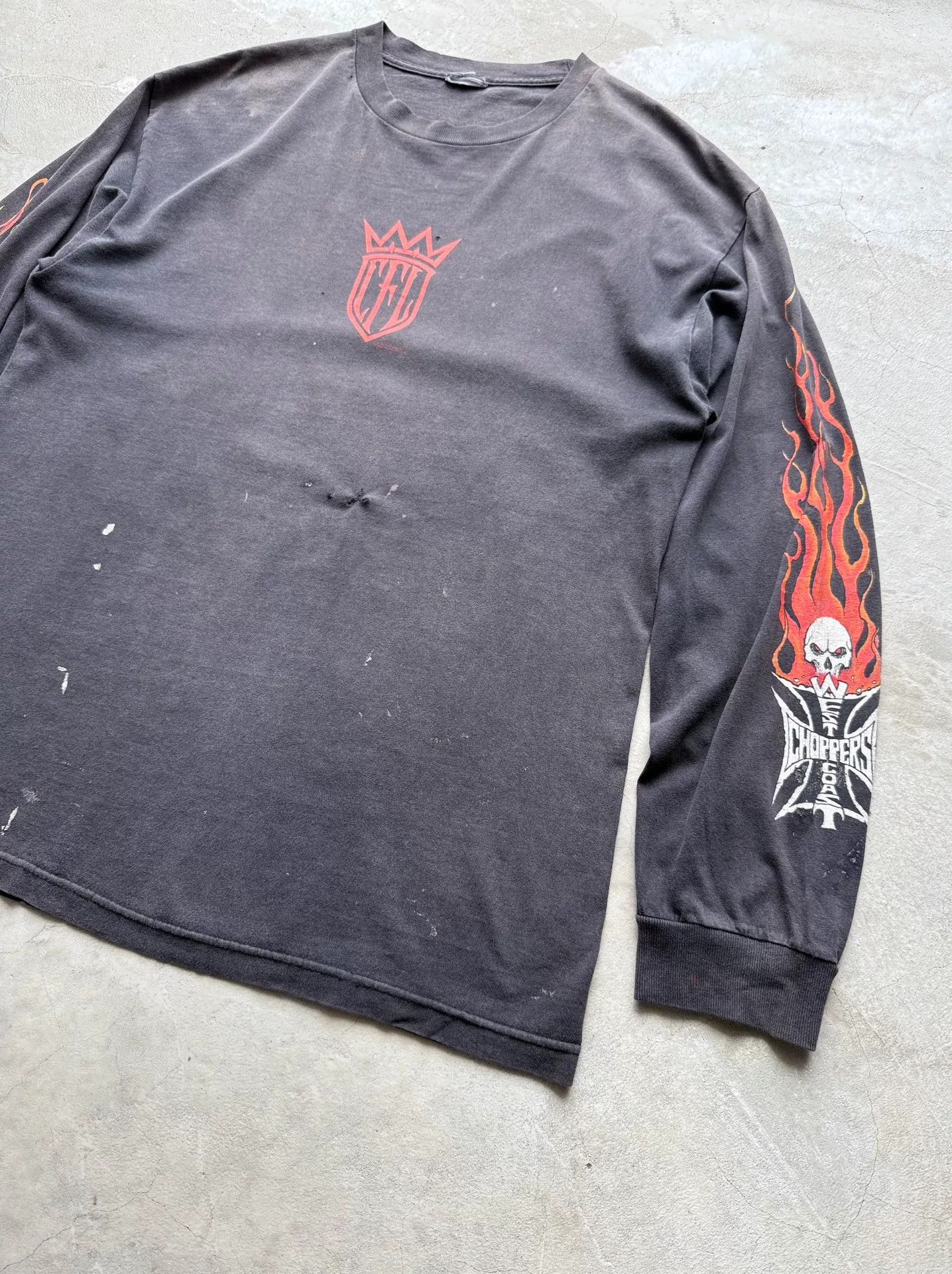 Vintage Vintage 00s West Coast Choppers Longsleeve Tee Size US L / EU 52-54 / 3 - 2 Thumbnail