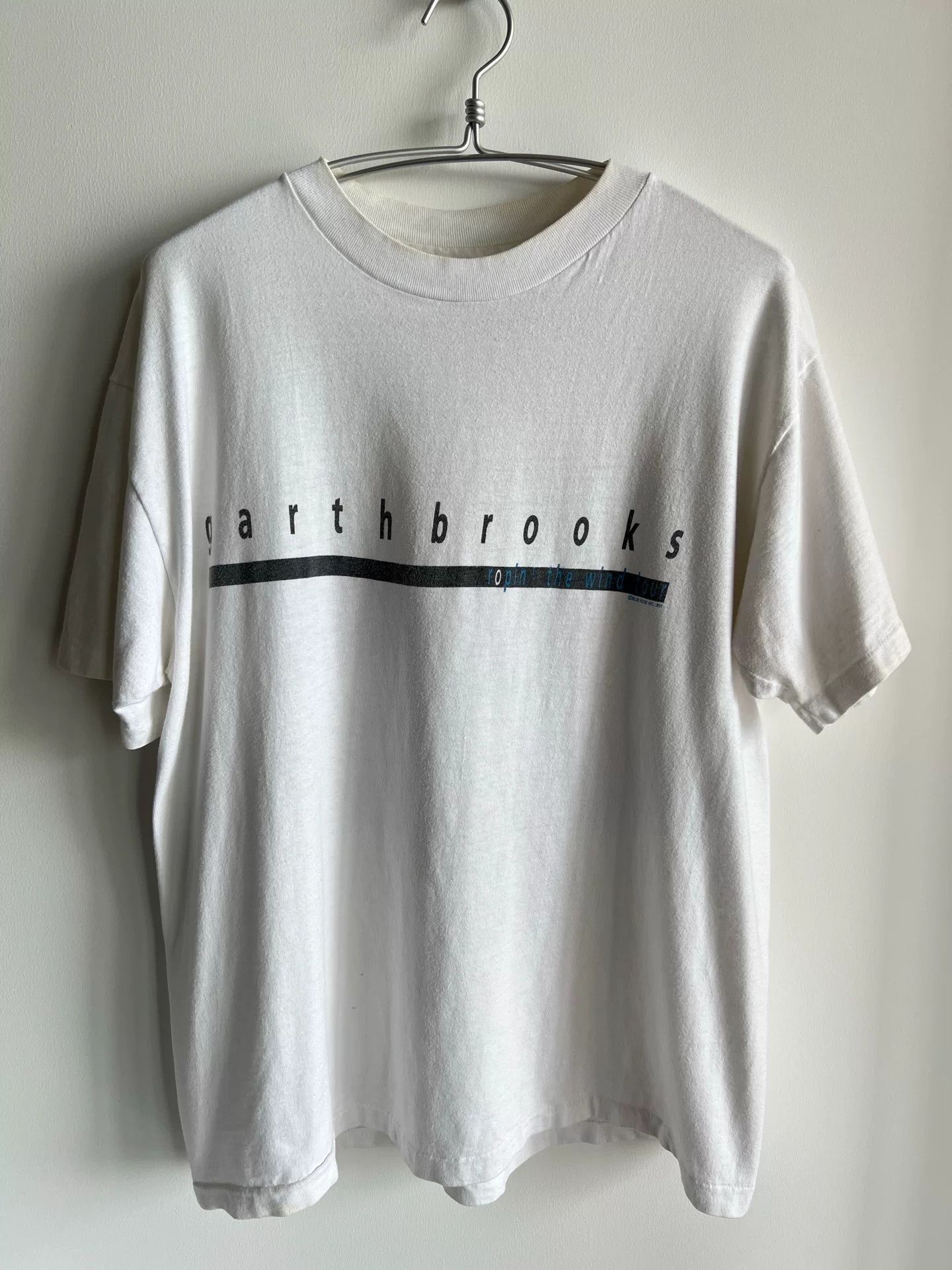 Vintage Vintage 90s Garth Brooks 1991 Tour Tee Size US L / EU 52-54 / 3 - 2 Thumbnail