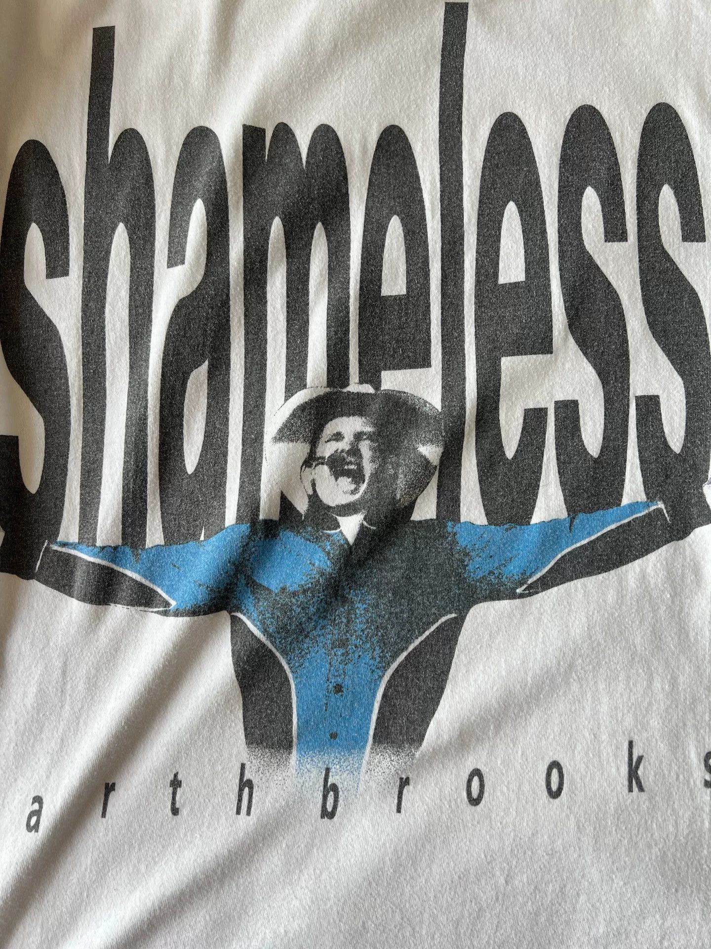 Vintage Vintage 90s Garth Brooks 1991 Tour Tee Size US L / EU 52-54 / 3 - 5 Thumbnail