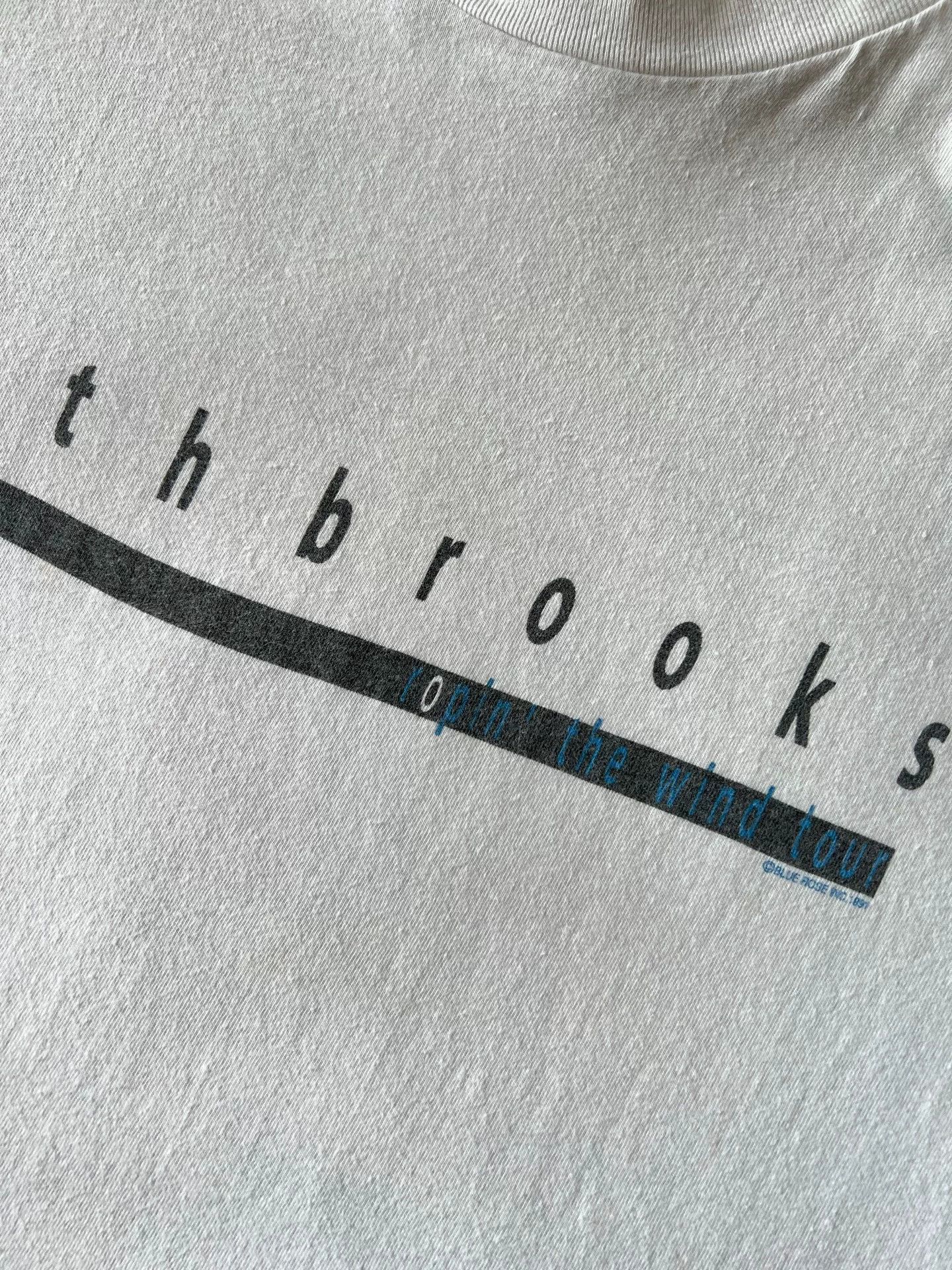 Vintage Vintage 90s Garth Brooks 1991 Tour Tee Size US L / EU 52-54 / 3 - 6 Thumbnail