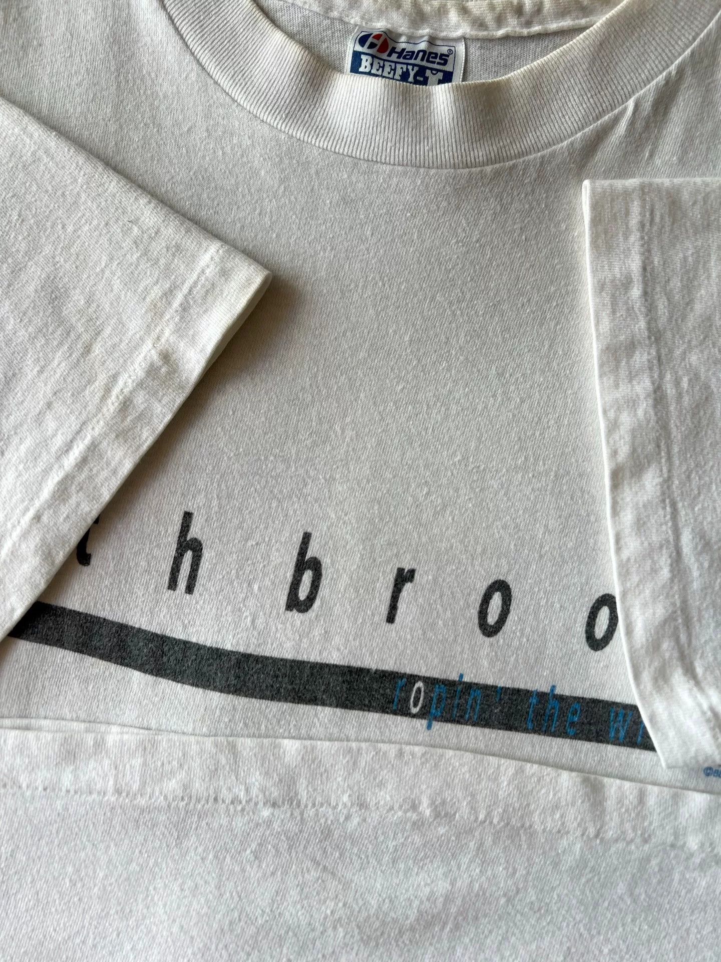 Vintage Vintage 90s Garth Brooks 1991 Tour Tee Size US L / EU 52-54 / 3 - 7 Thumbnail