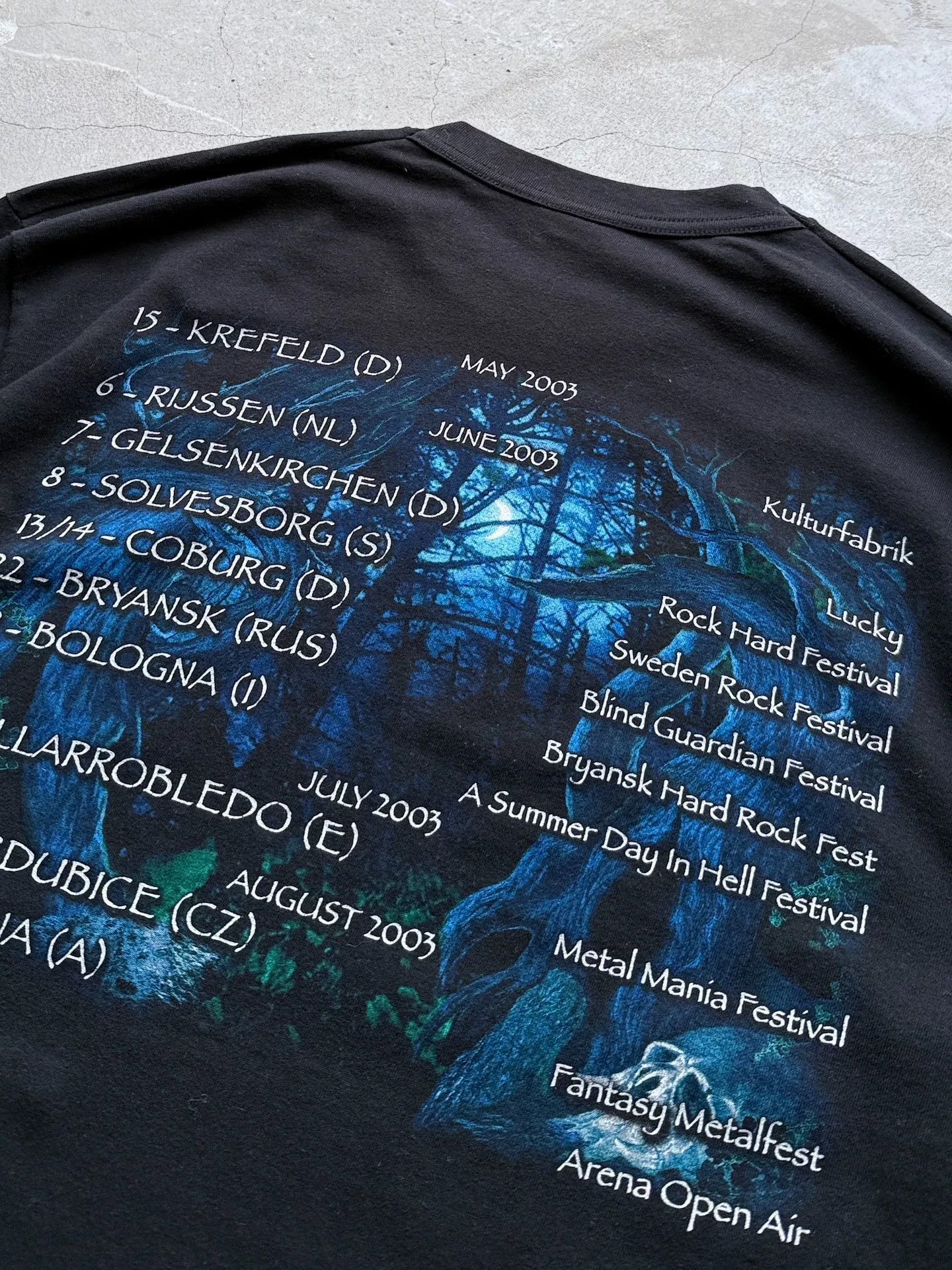 Vintage Vintage 2003 Blind Guardian Band Tee Size US XL / EU 56 / 4 - 7 Thumbnail