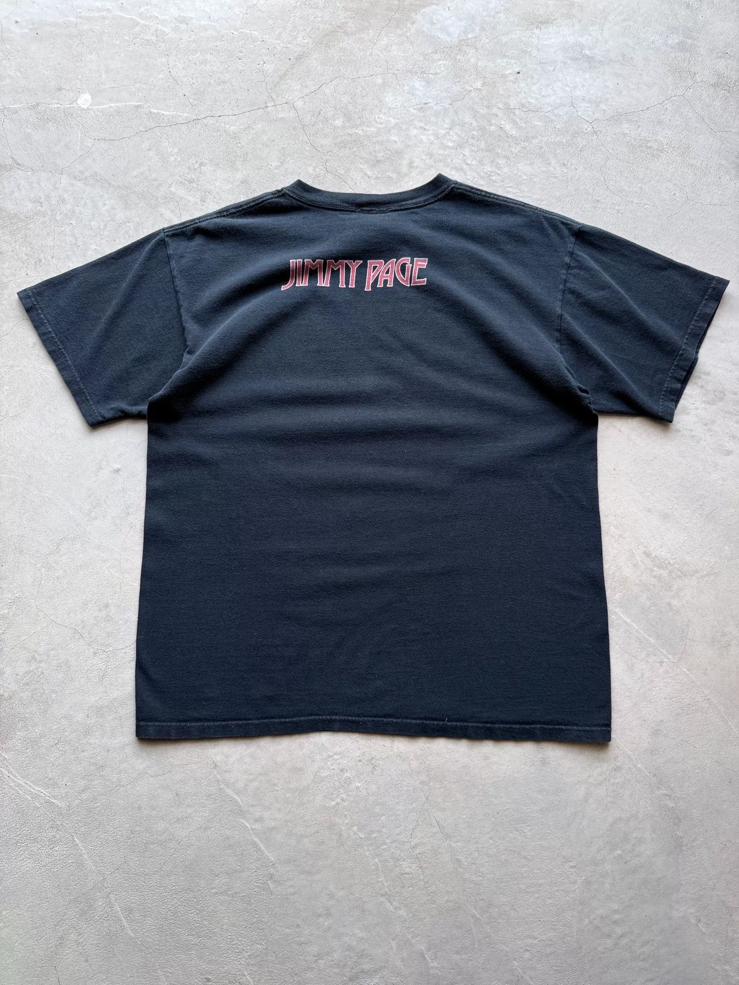 Vintage Vintage Led Zeppelin Jimmy Page Tee Size US L / EU 52-54 / 3 - 7 Thumbnail