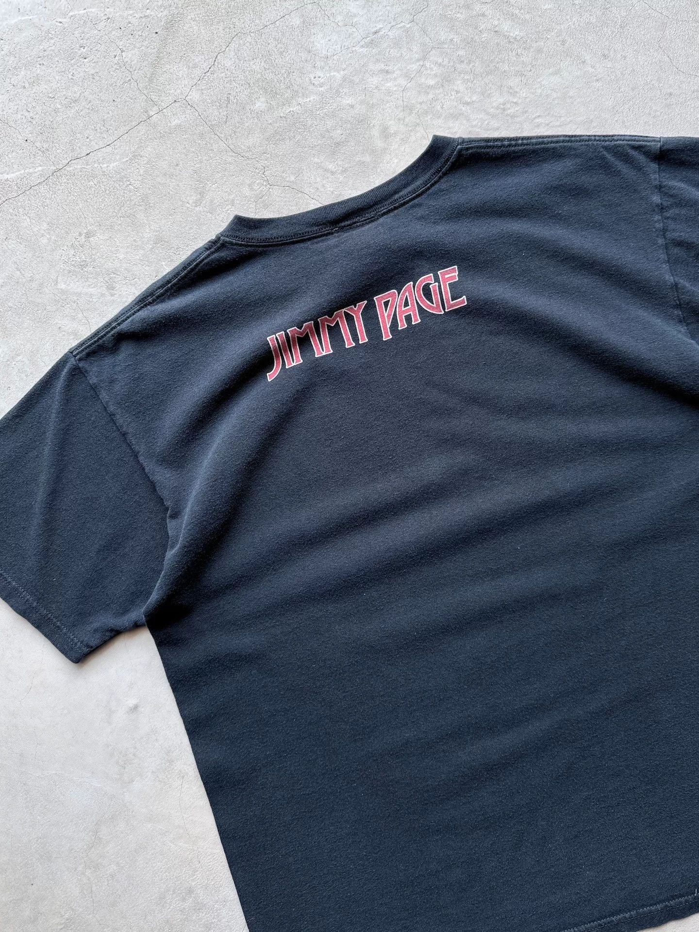 Vintage Vintage Led Zeppelin Jimmy Page Tee Size US L / EU 52-54 / 3 - 8 Thumbnail