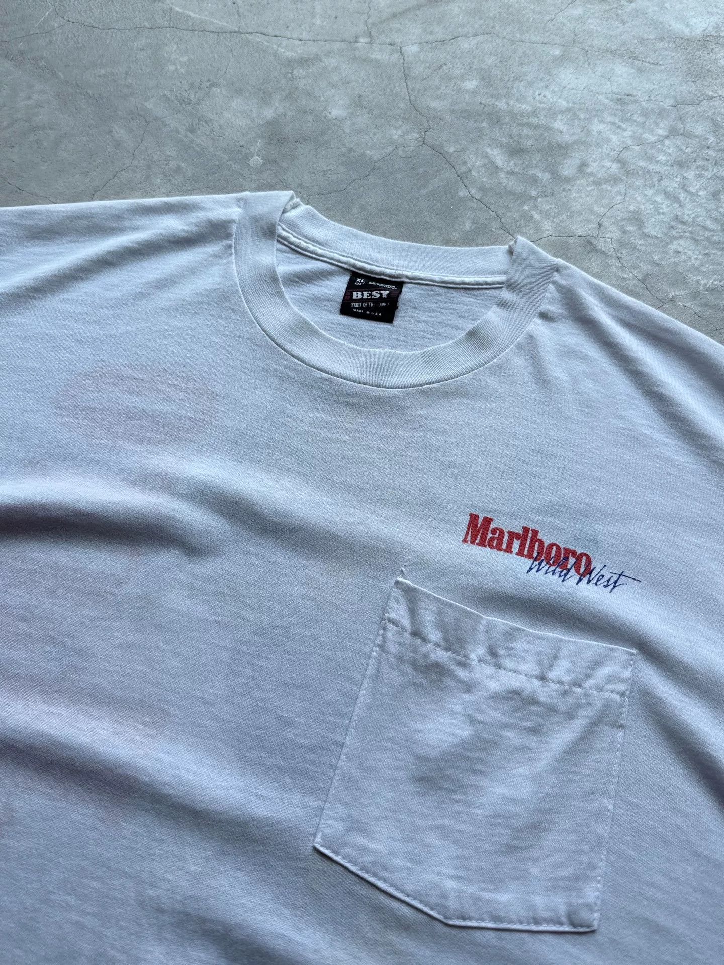 Vintage Vintage 90s Marlboro Cowboy Graphic Tee Size US XL / EU 56 / 4 - 4 Thumbnail