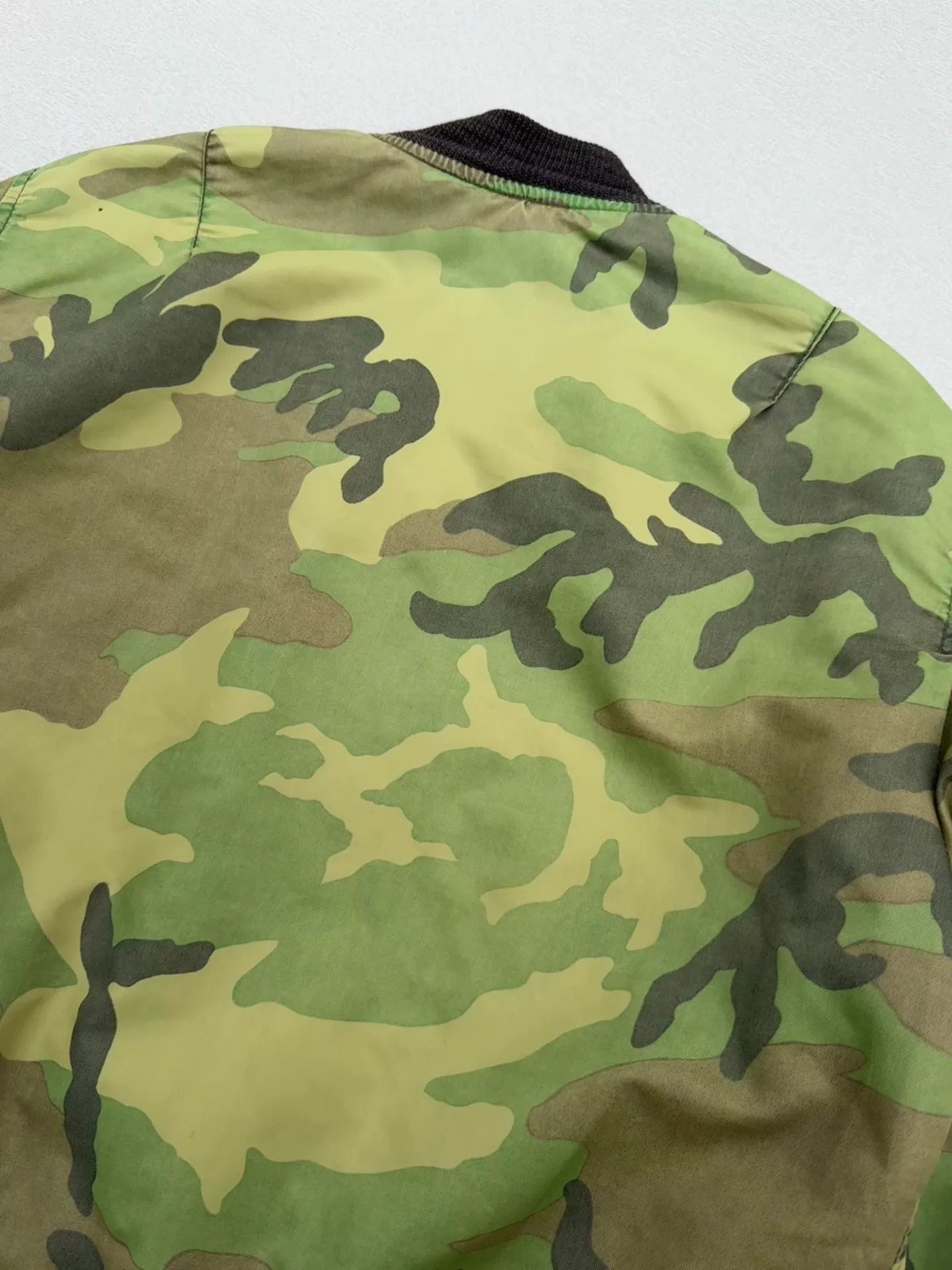 Vintage Vintage 80s USAF Camo MA-1 Bomber Size US M / EU 48-50 / 2 - 8 Thumbnail