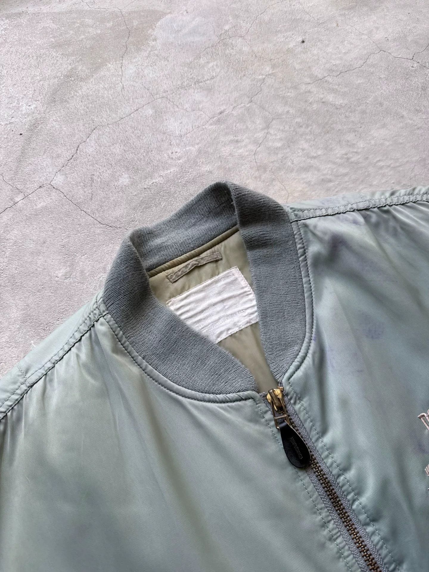 Vintage Vintage 90s MACHOPE Ma-1 Bomber Jacket Size US L / EU 52-54 / 3 - 3 Thumbnail