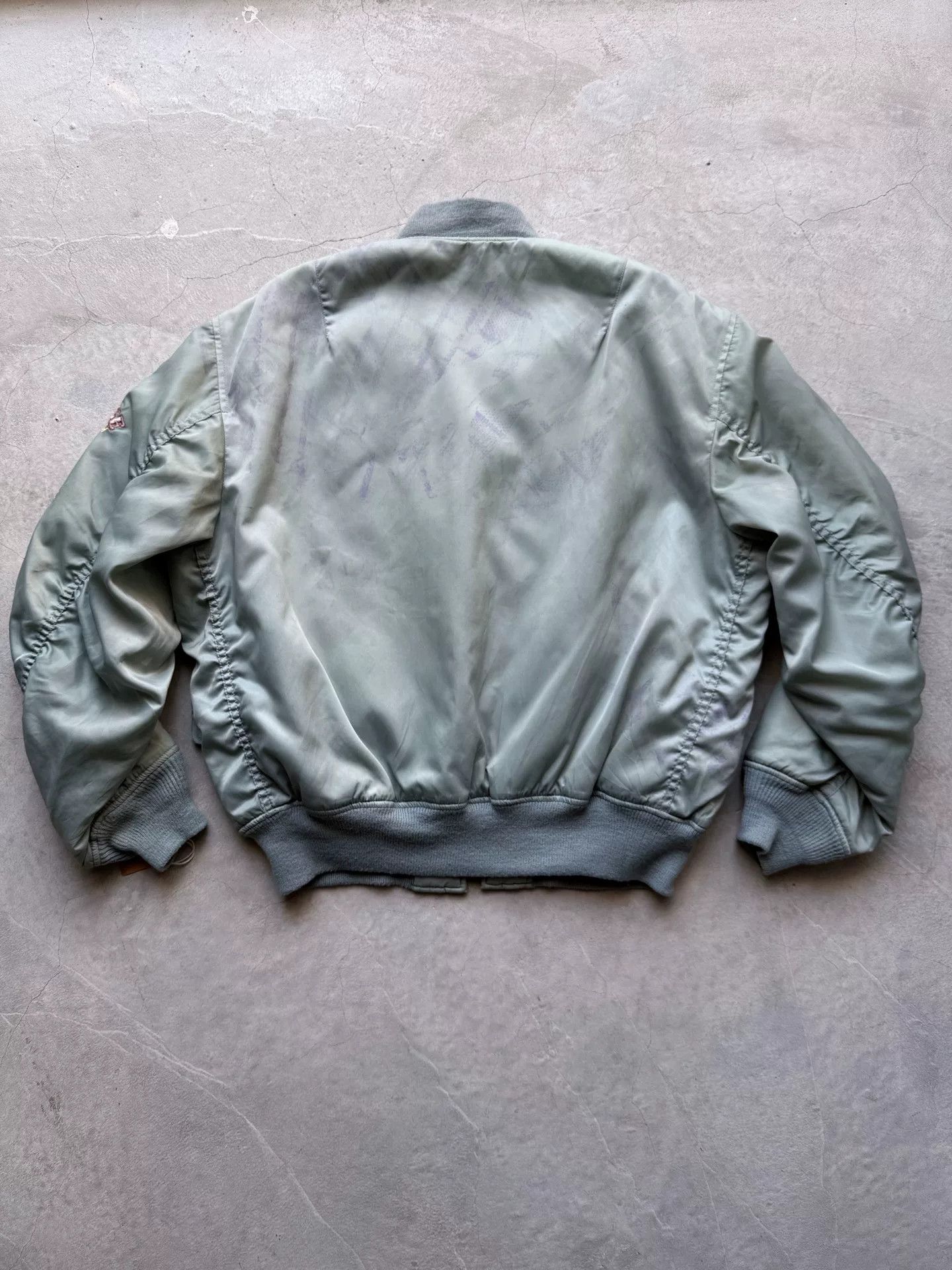 Vintage Vintage 90s MACHOPE Ma-1 Bomber Jacket Size US L / EU 52-54 / 3 - 7 Thumbnail