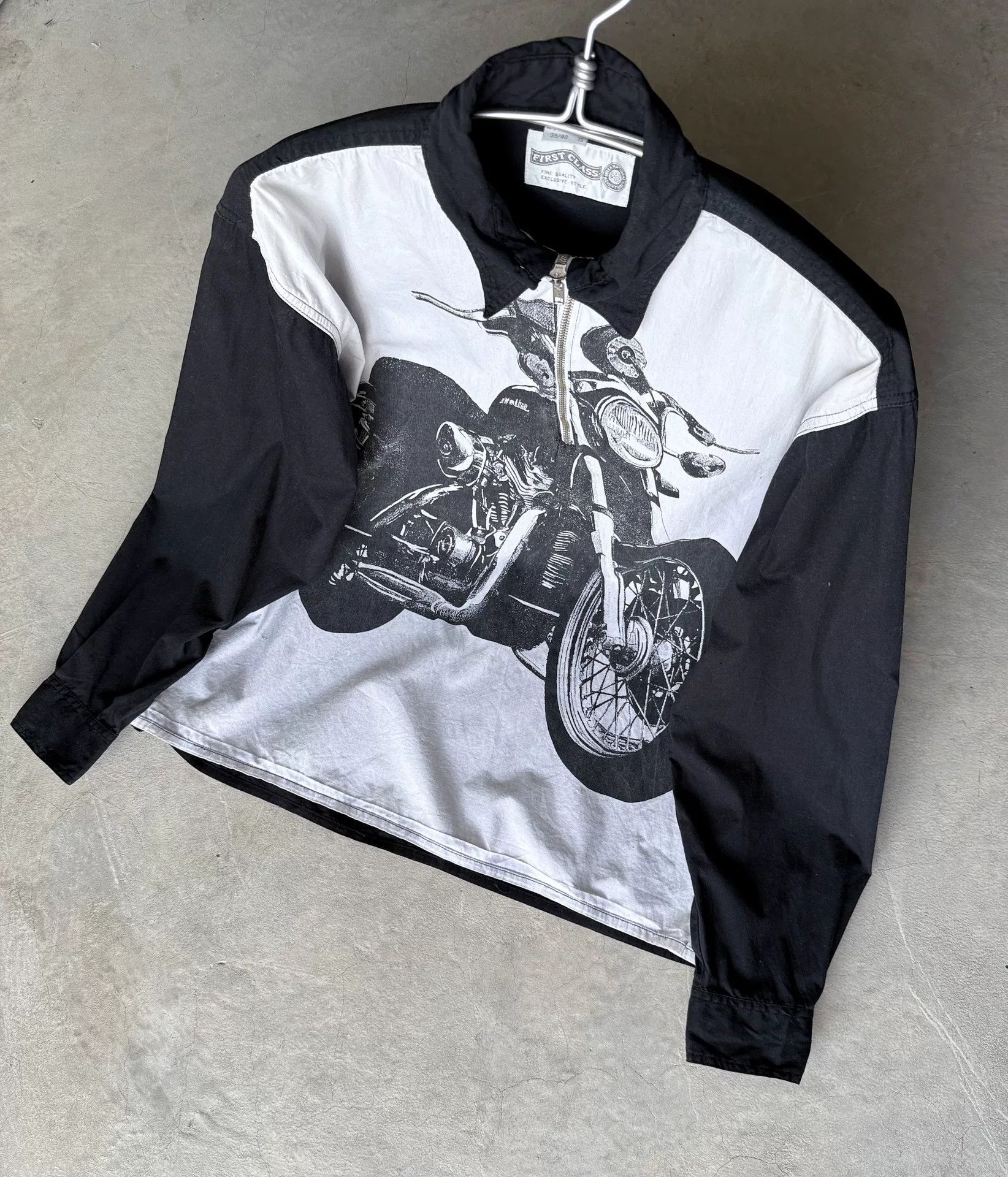Vintage Vintage 90s FIRST CLASS Choppers Moto Shirt Size US XL / EU 56 / 4 - 8 Thumbnail