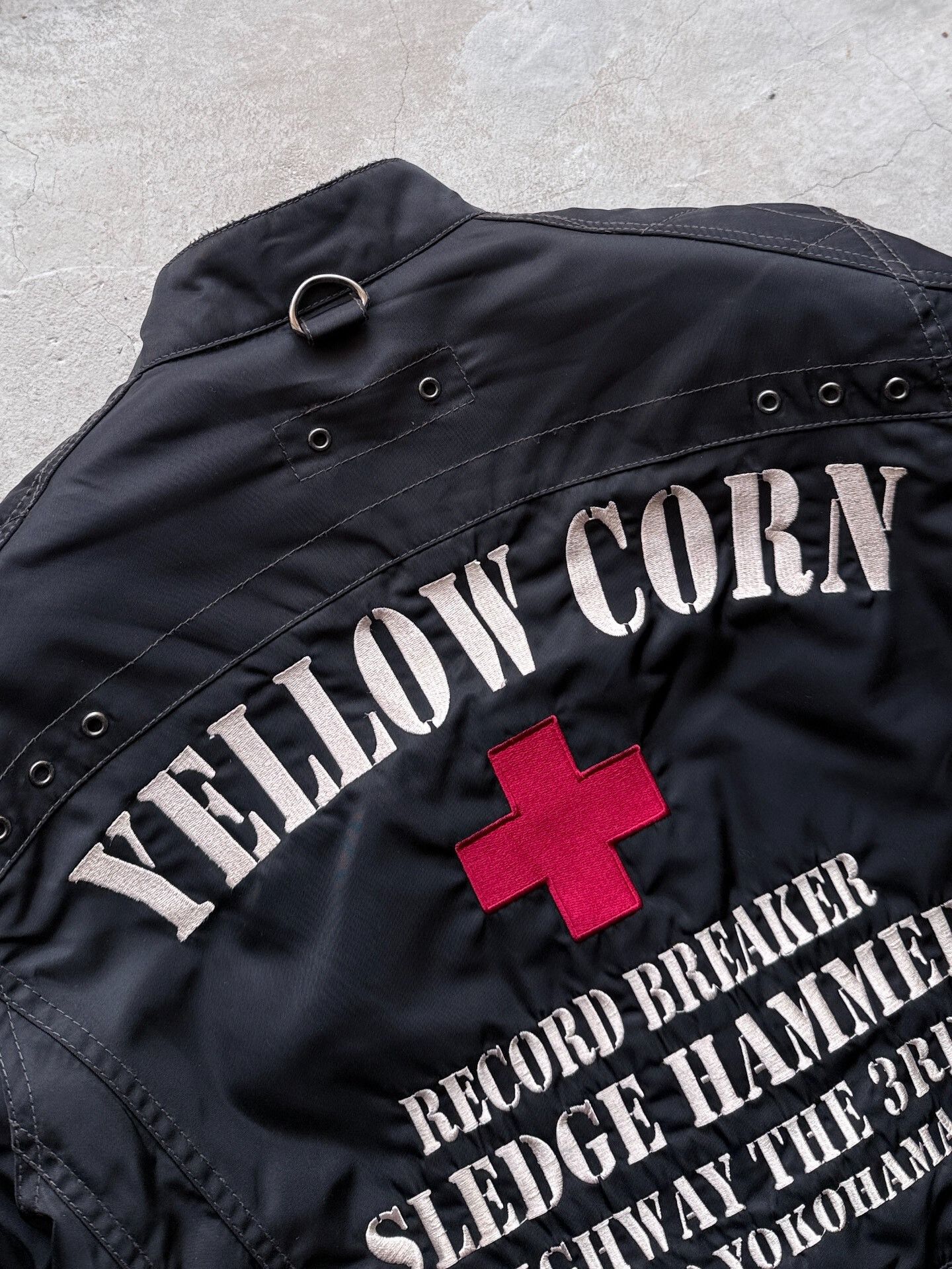 Vintage Vintage 00s Yellow Corn Motorcycle Jacket Size US L / EU 52-54 / 3 - 7 Thumbnail