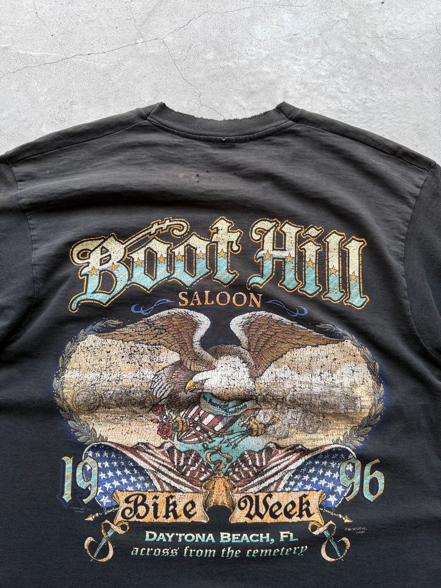 Vintage Vintage 90s Boot Hill Saloon Pocket Tee Size US L / EU 52-54 / 3 - 7 Thumbnail