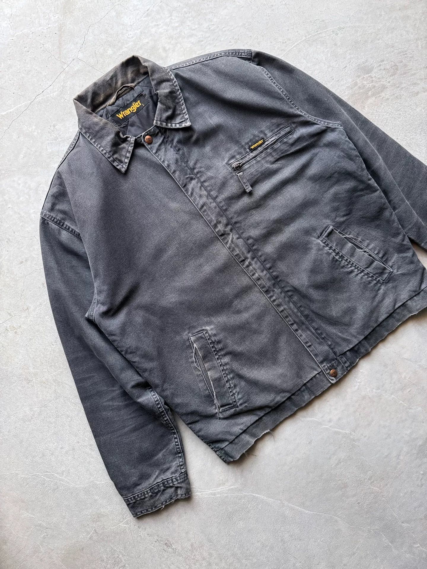 Vintage Vintage 90s Wrangler Work Jacket Size US L / EU 52-54 / 3 - 2 Thumbnail