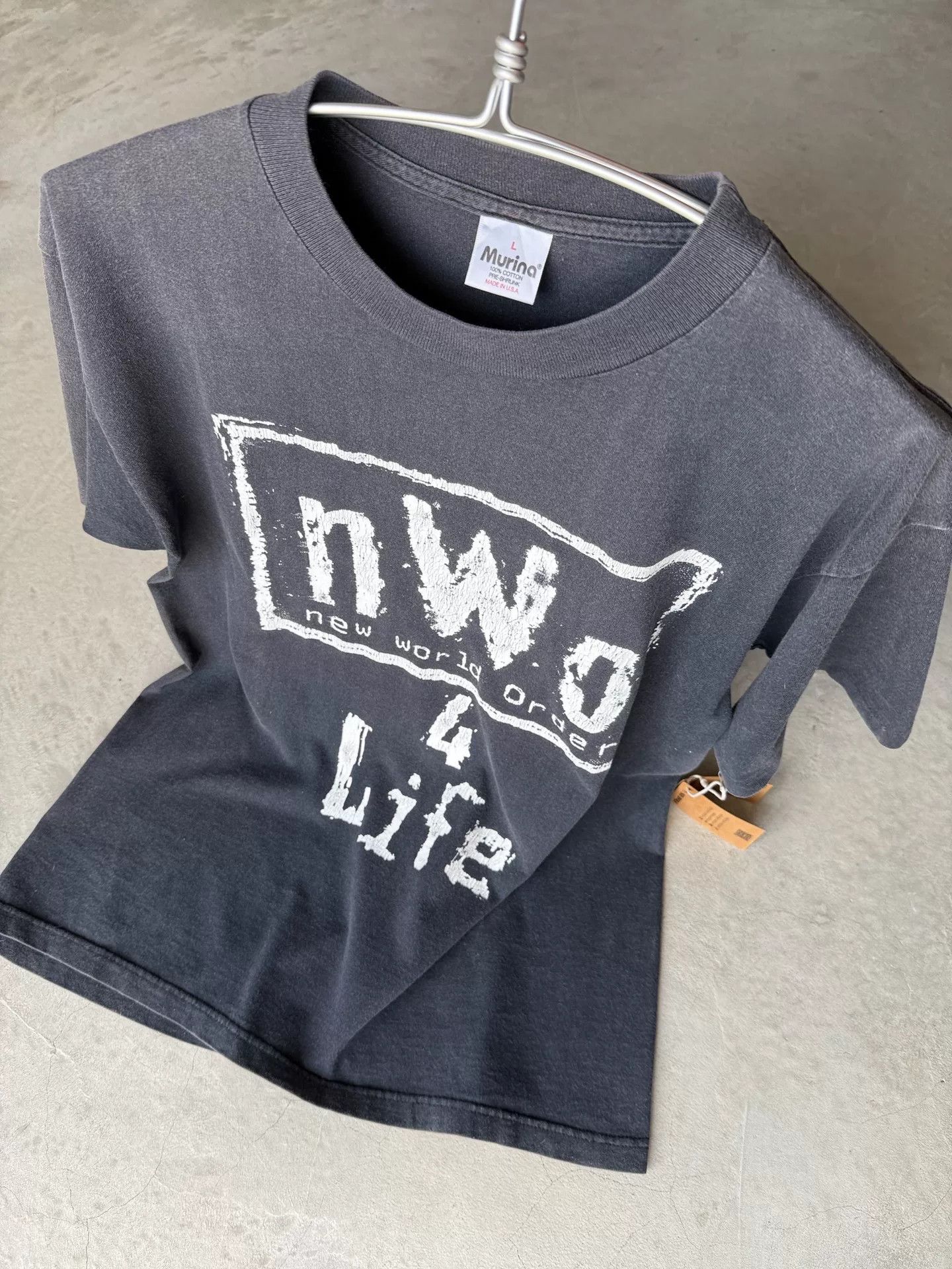 Vintage Vintage 90s NWO 4 Life WWE Tee Size US L / EU 52-54 / 3 - 9 Thumbnail