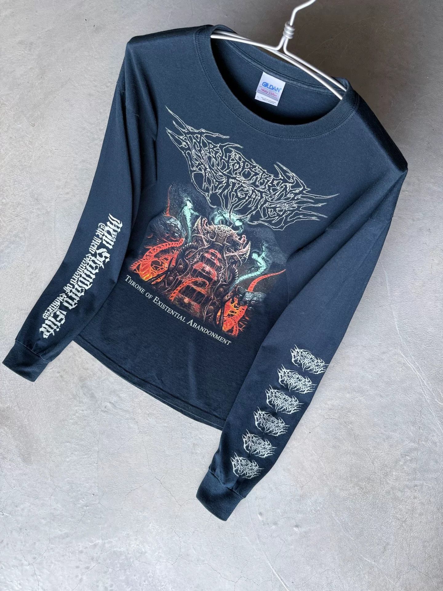 Vintage Vintage 00s Abhorrent Castigation Band Tee Size US L / EU 52-54 / 3 - 8 Thumbnail